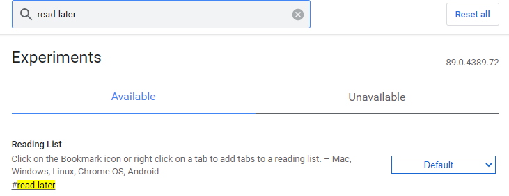 谷歌浏览器阅读清单怎么使用